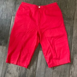 Red shorts